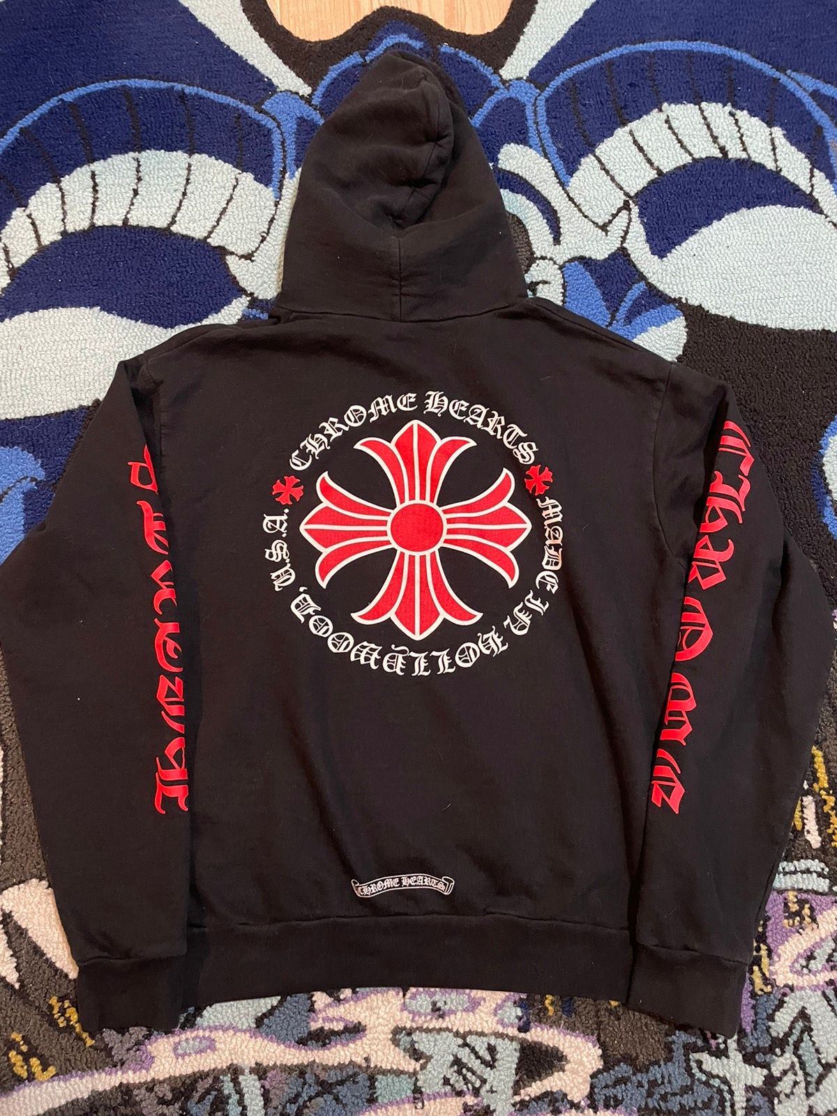Pre-owned Chrome Hearts Made In Hollywood Hoodie In Black