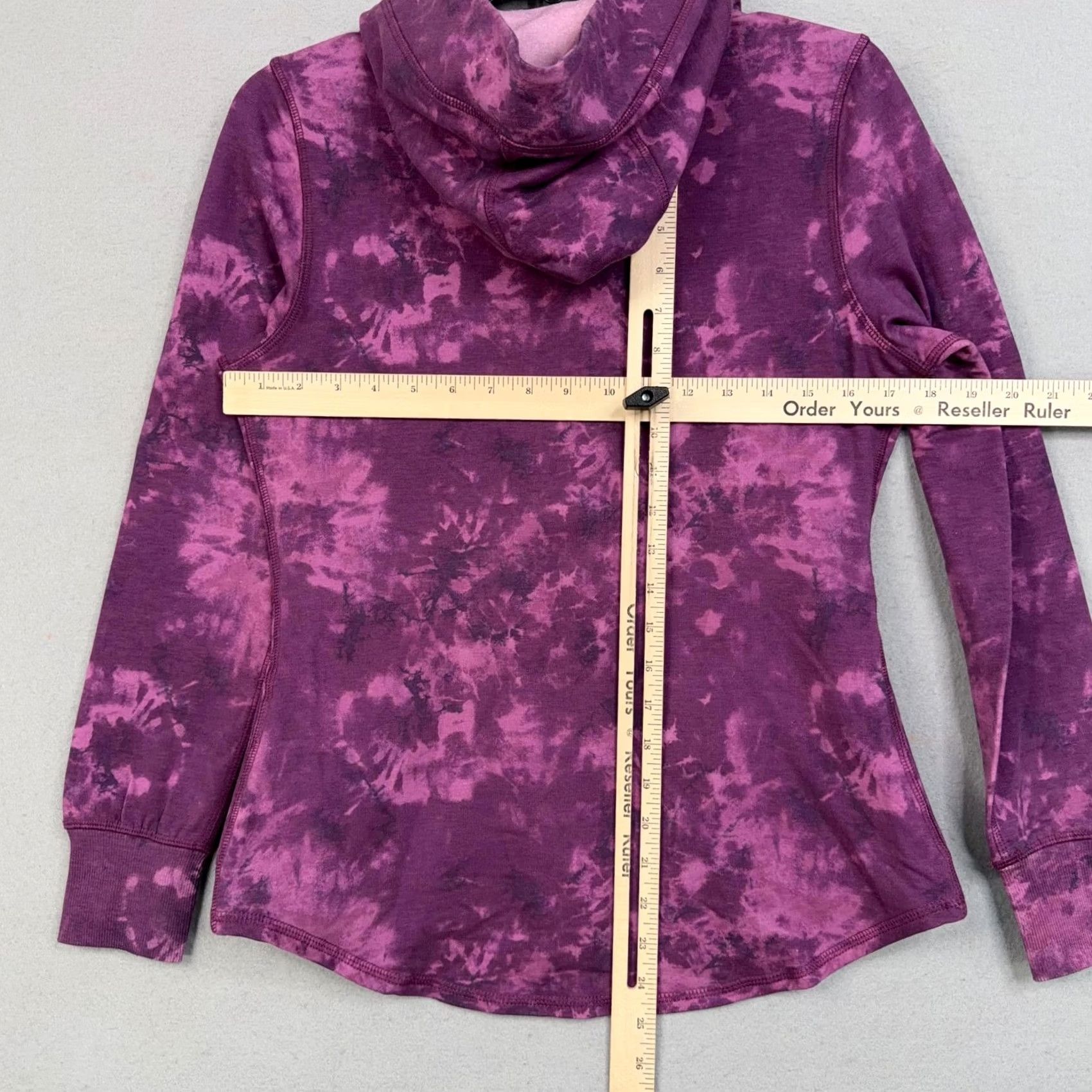 Vintage Susan G. Komen Hoodie Womens Small Purple Tie Dye Full Zip Fleece Awareness NWT Size S / US 4 / IT 40 - 6 Thumbnail