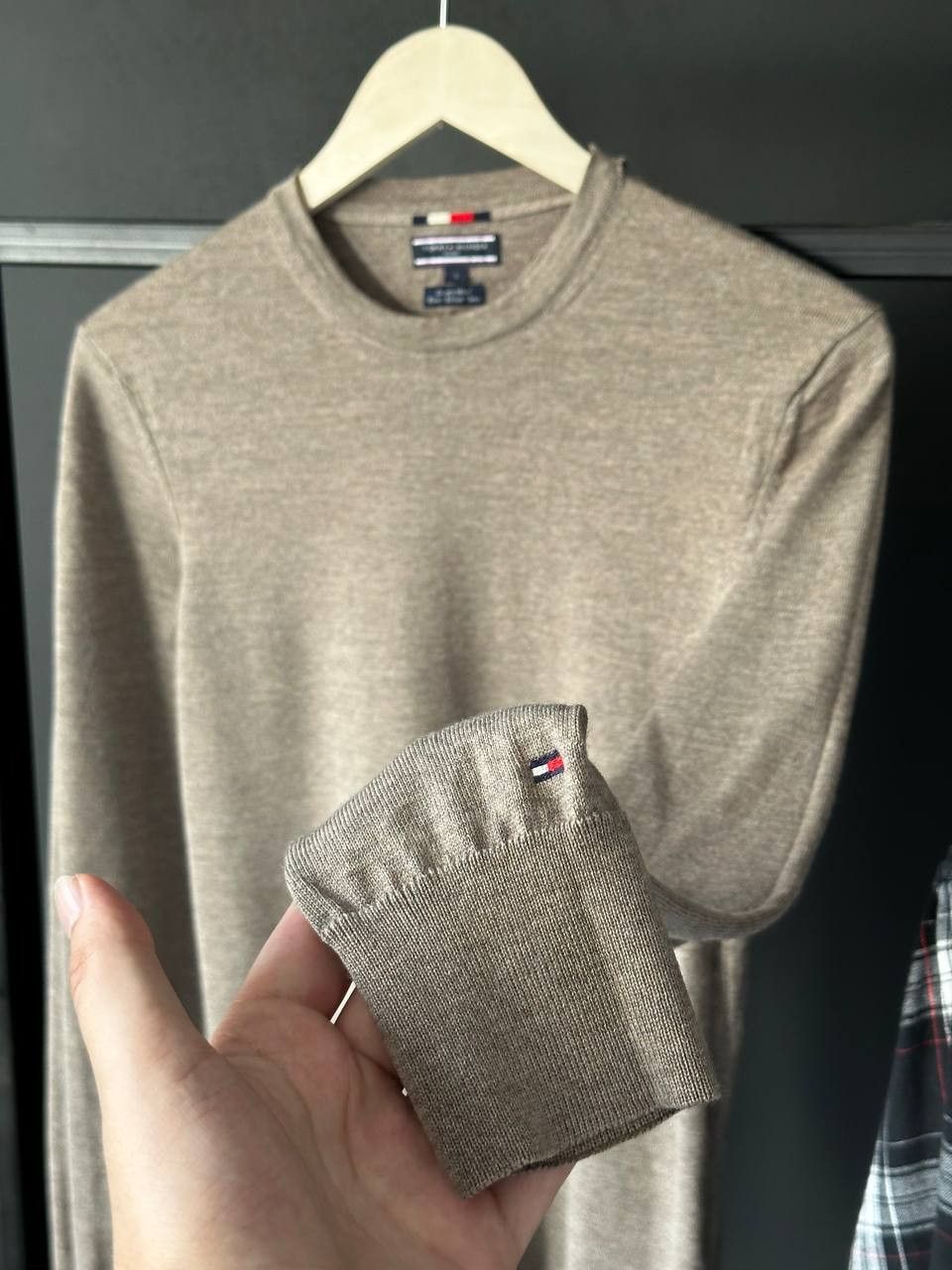 Designer × Tommy Hilfiger Tommy Hilfiger Brown Pure Wool Sweater Size US S / EU 44-46 / 1 - 7 Thumbnail