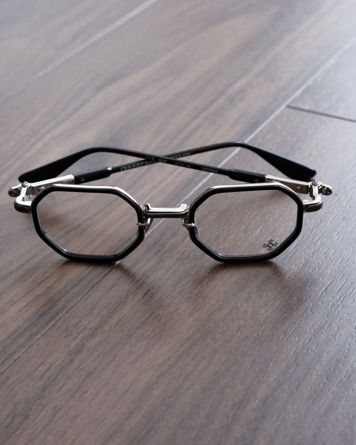 Chrome Hearts Chrome Hearts TATTERS BLACK/SILVER Glasses Size ONE SIZE - 4 Thumbnail