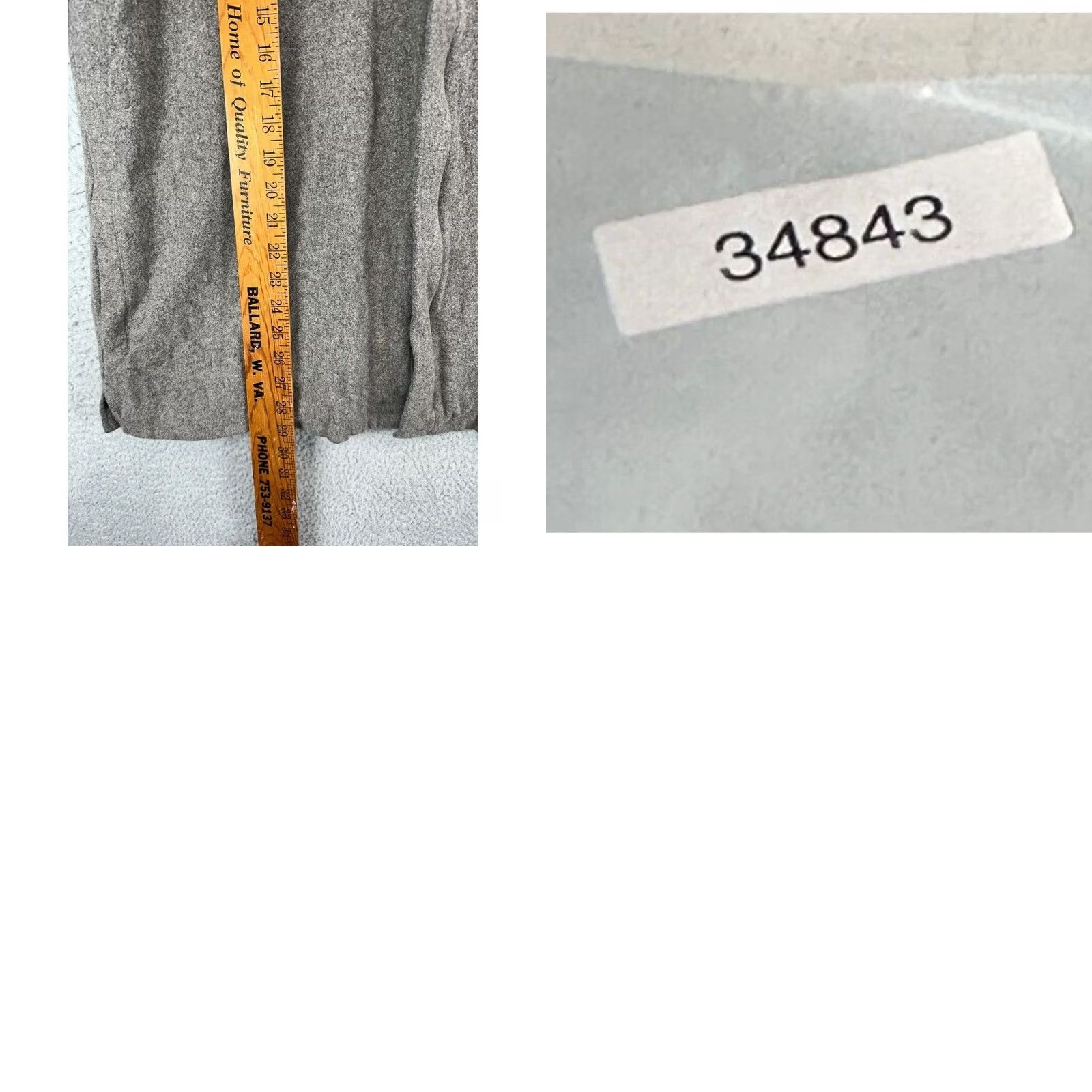 Vintage Grant Thomas Wool Nylon Blend Full Zip Jacket Adult Medium Grey Collared Mens Size US M / EU 48-50 / 2 - 8 Thumbnail