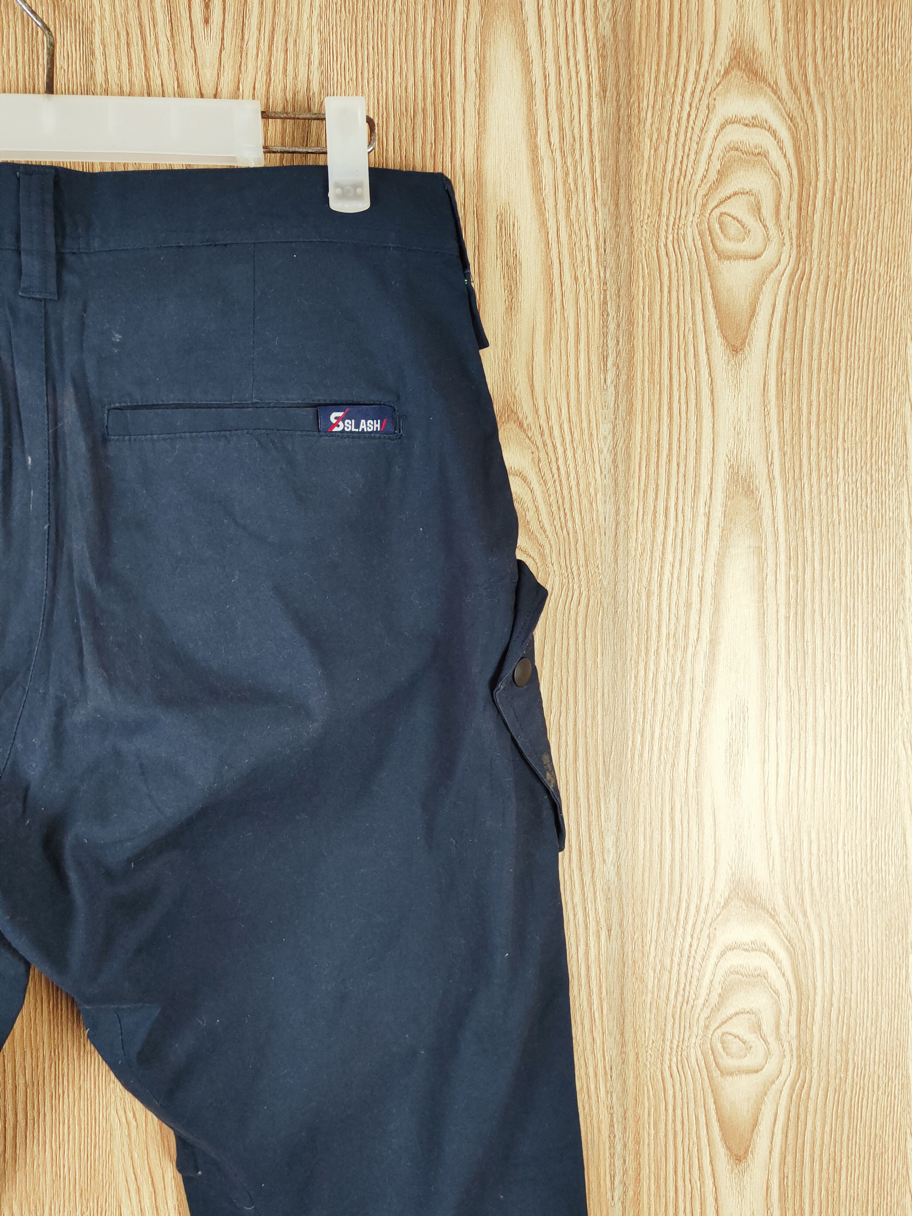Japanese Brand Slash Navy Multipocket Tactical Cargo Pants #W205 Size US 32 / EU 48 - 11 Thumbnail
