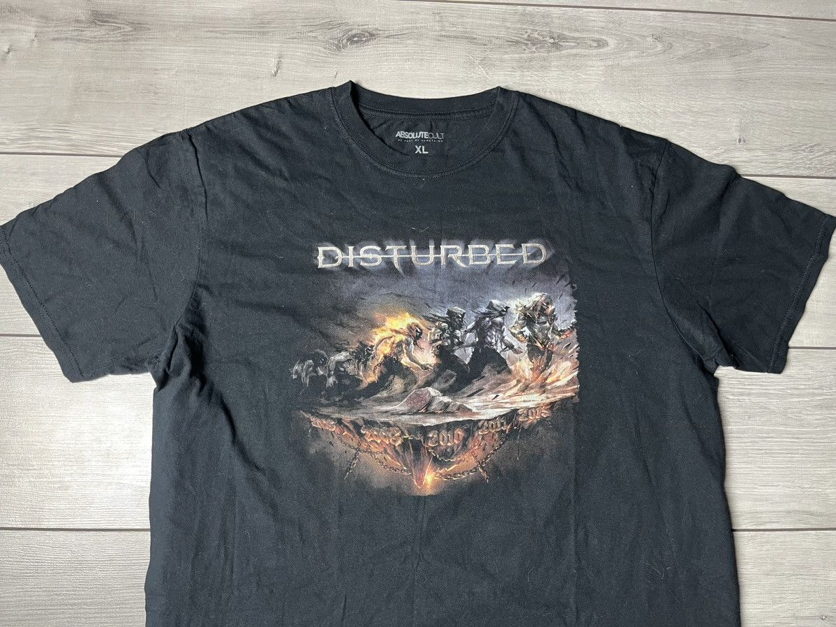 Band Tees Disturbed Tshirt evolution size XLarge rock tee Size US XL / EU 56 / 4 - 3 Thumbnail