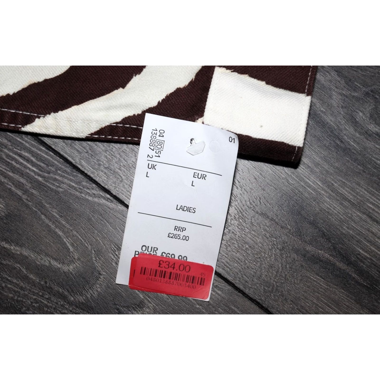 Ralph Lauren POLO RALPH LAUREN ZEBRA DENIM JACKET WOMENS LARGE Size L / US 10 / IT 46 - 7 Thumbnail