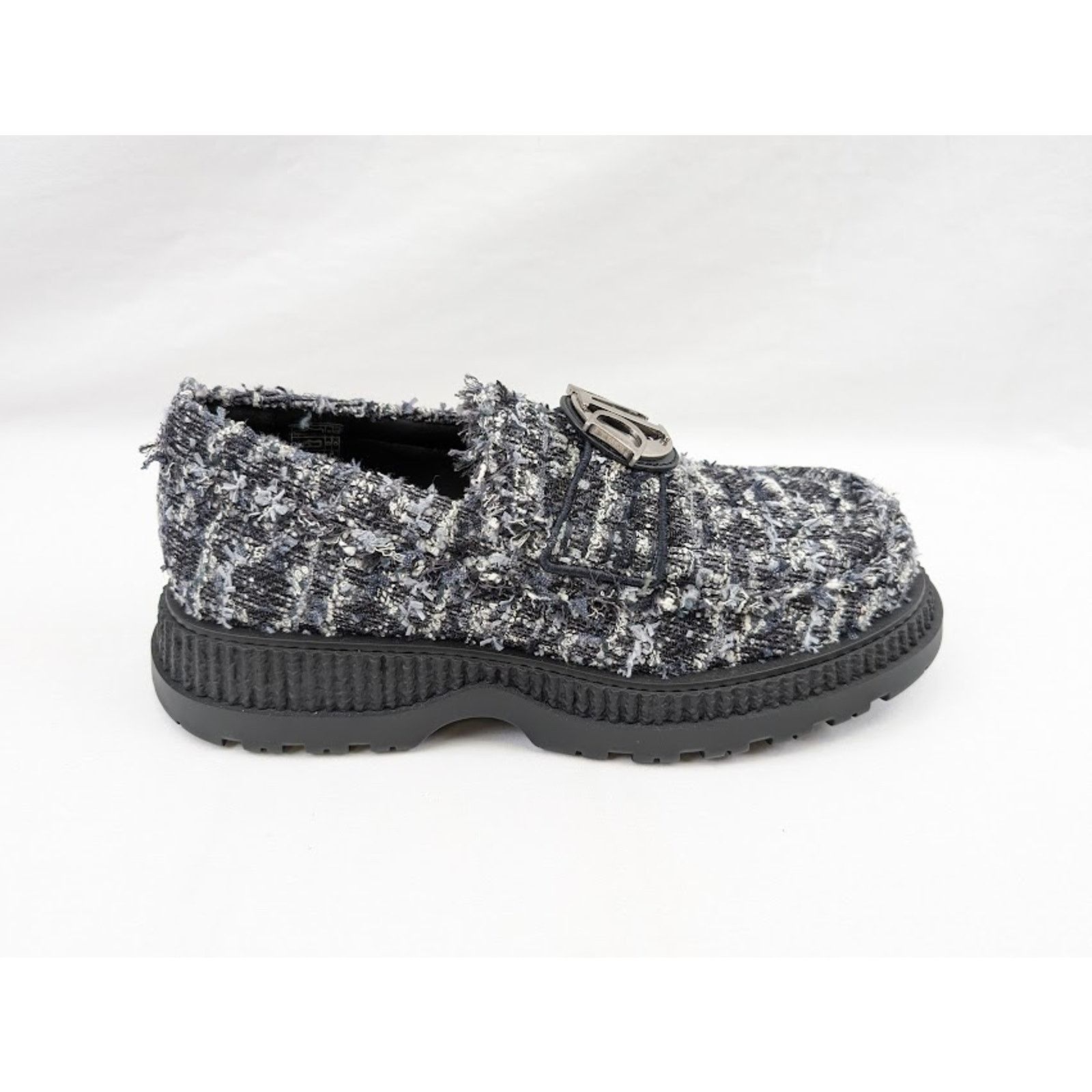 Dior o1rshd1 Buffalo Loafers Fabric in Navy Blue Size US 11 / EU 44 - 1 Thumbnail