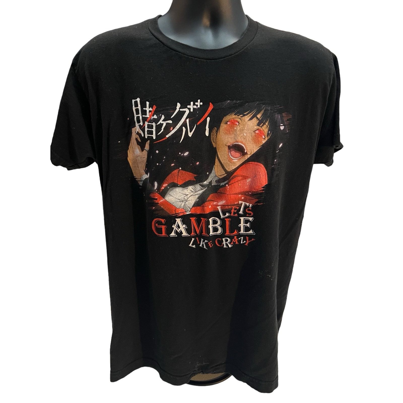 Other Kakegurui Jabami Lets Gamble Like Crazy Black T-Shirt Anime Size US L / EU 52-54 / 3 - 1 Thumbnail