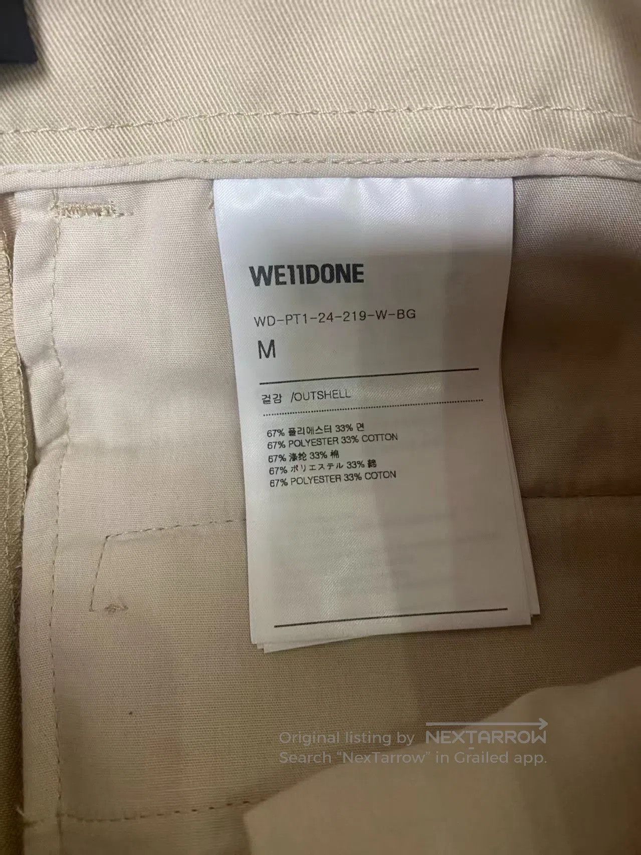 WE11DONE we11done Multi-Pocket Cargo Shorts. Size US 26 / EU 42 - 3 Thumbnail