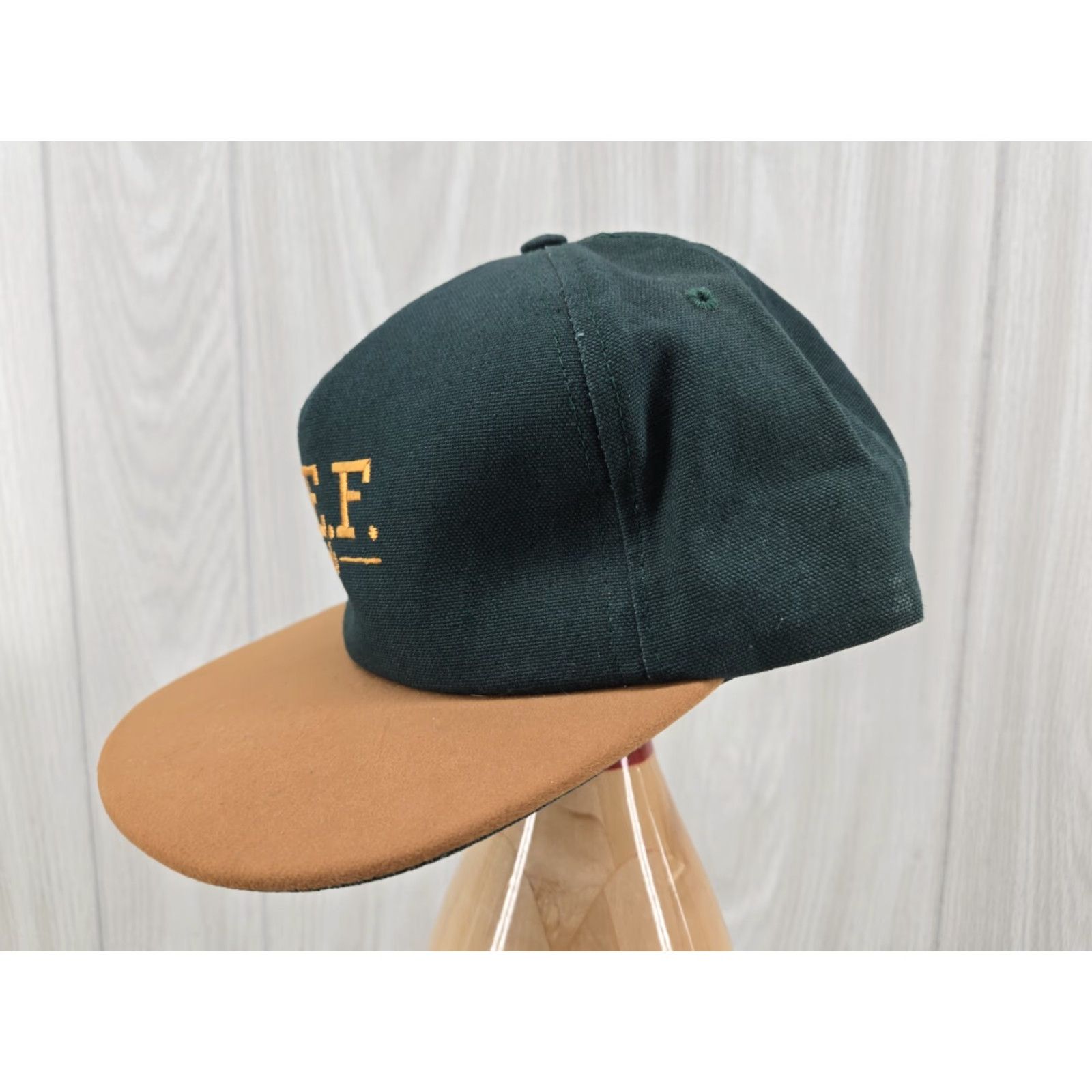 Vintage VINTAGE DEF Seeds Hat Strapback Embroidered Cap Green Brown Adjustable USA Men Size ONE SIZE - 5 Thumbnail