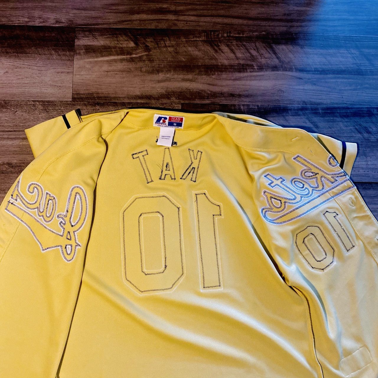 Russell Athletic VINTAGE Russell Athletic Baseball Jersey Georgia Tech Size US S / EU 44-46 / 1 - 3 Thumbnail
