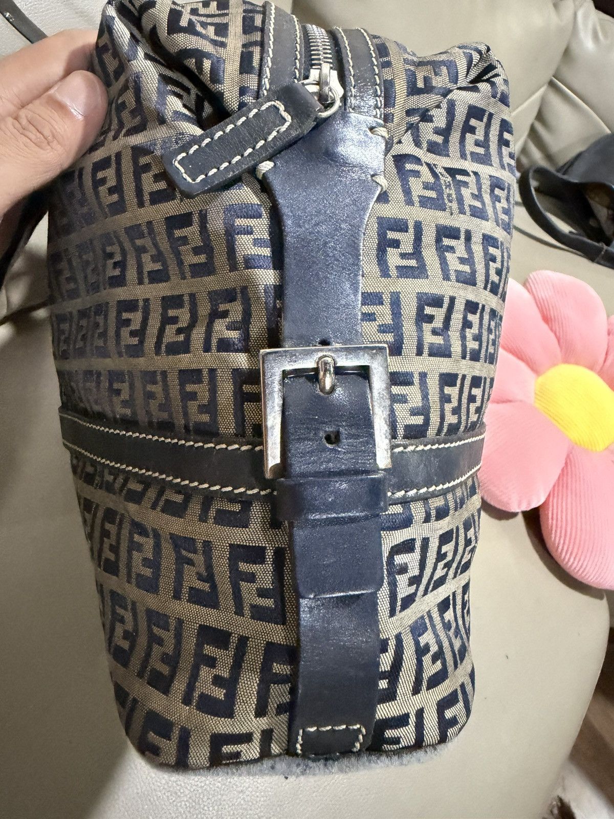 Fendi Authentic Fendi Zucca Monogram Canvas Hand Bag Size ONE SIZE - 12 Thumbnail