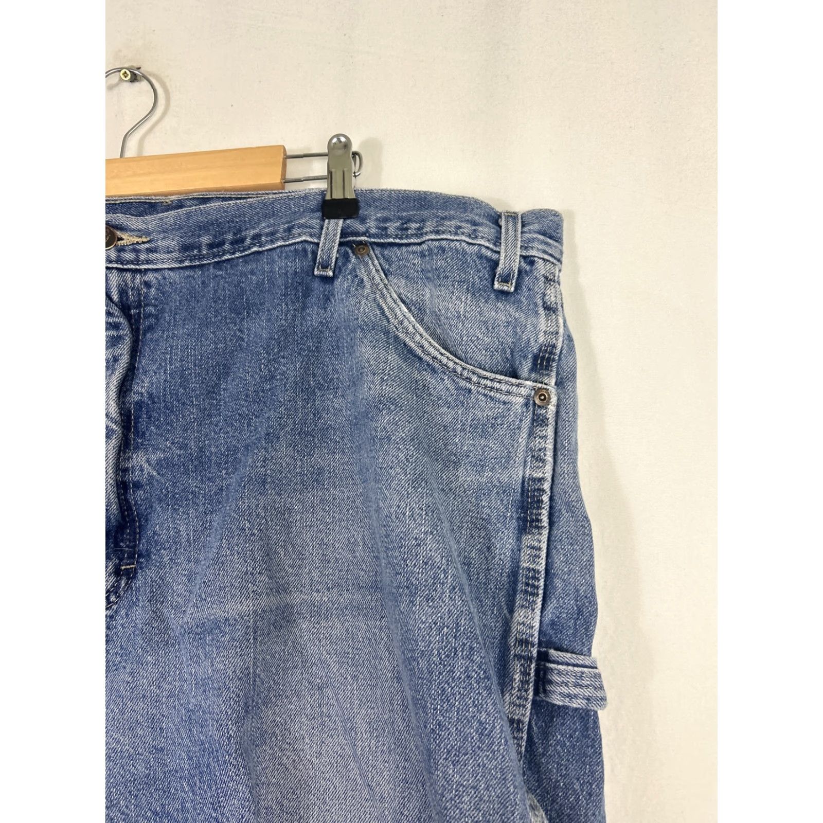 Dickies Dickies Mens Cargo Denim Shorts 42x10 Regular Medium Blue Cotton Denim Cargo Men Size US 42 / EU 58 - 4 Thumbnail
