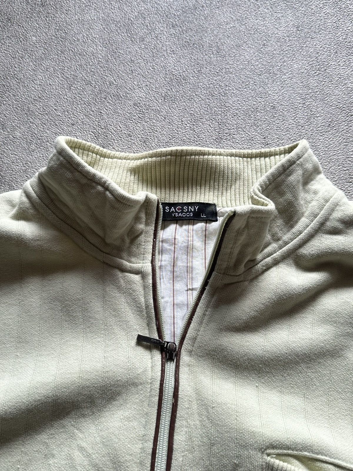 Yohji Yamamoto 90s Sacsny Ysaccs by Yohji Yamamoto Quarter Zipper Size US L / EU 52-54 / 3 - 6 Thumbnail