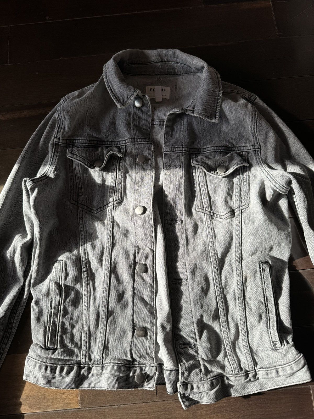 Frame grey denim jacket