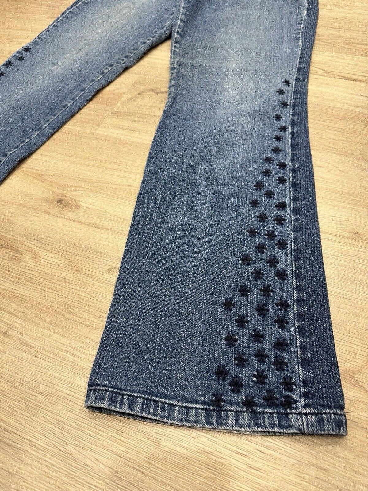 Calvin Klein Calvin Klein Mid Rise Jeans Stonewashed Flare Curvy 8 30x30 Size 30" / US 8 / IT 44 - 4 Thumbnail