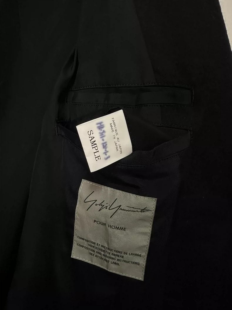 Yohji Yamamoto Yohji Yamamoto size os 16-inch striped jacket with cut-out Size US M / EU 48-50 / 2 - 7 Thumbnail