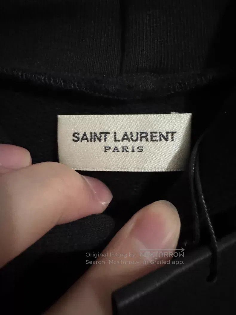 Saint Laurent Paris Saint Laurent Paris Black Samurai Pure Cotton Destroyed Ch Size US XS / EU 42 / 0 - 6 Thumbnail