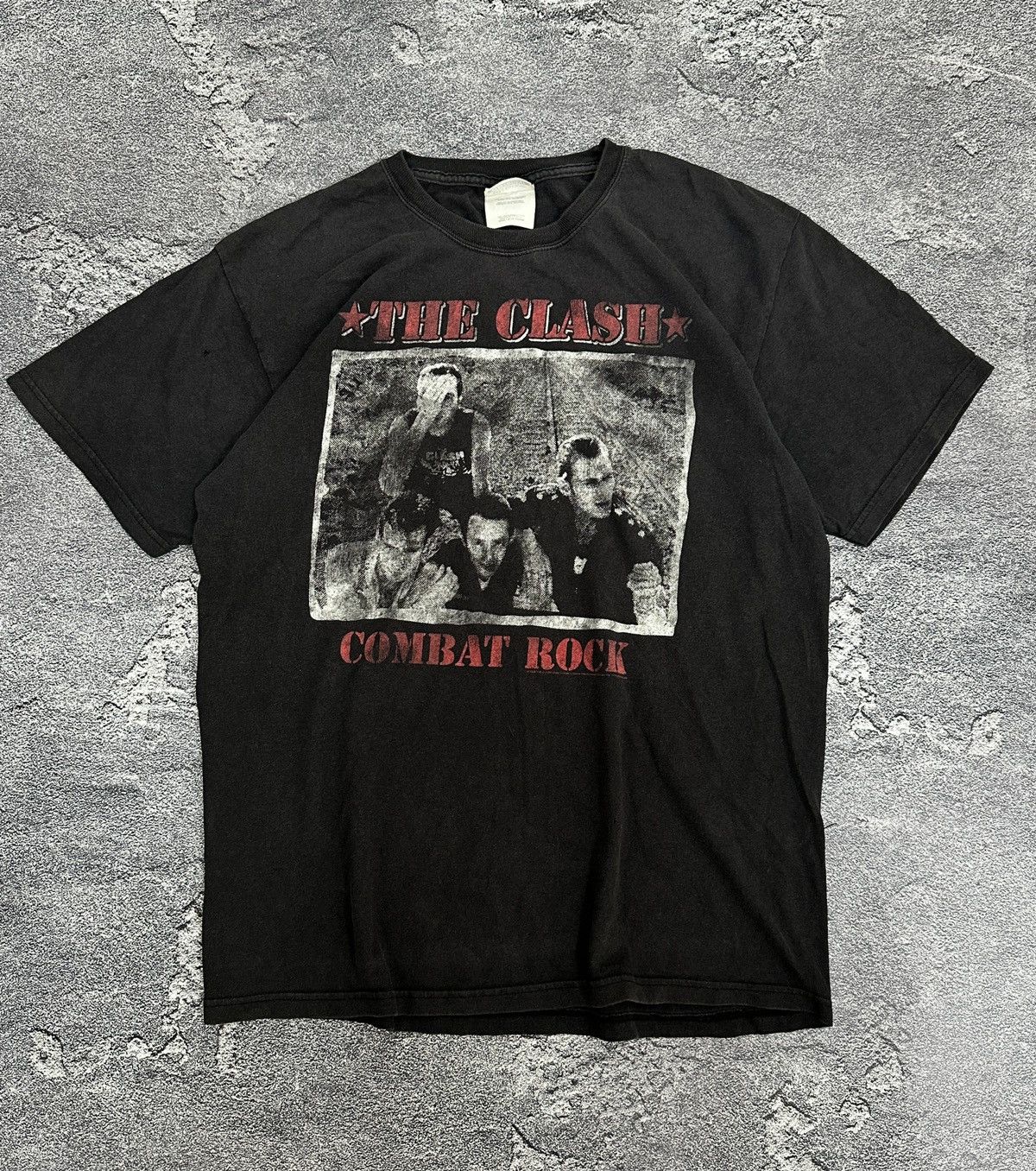 Band Tees × Vintage Vintage The Clash Combat Rock Punk Rock Band T 