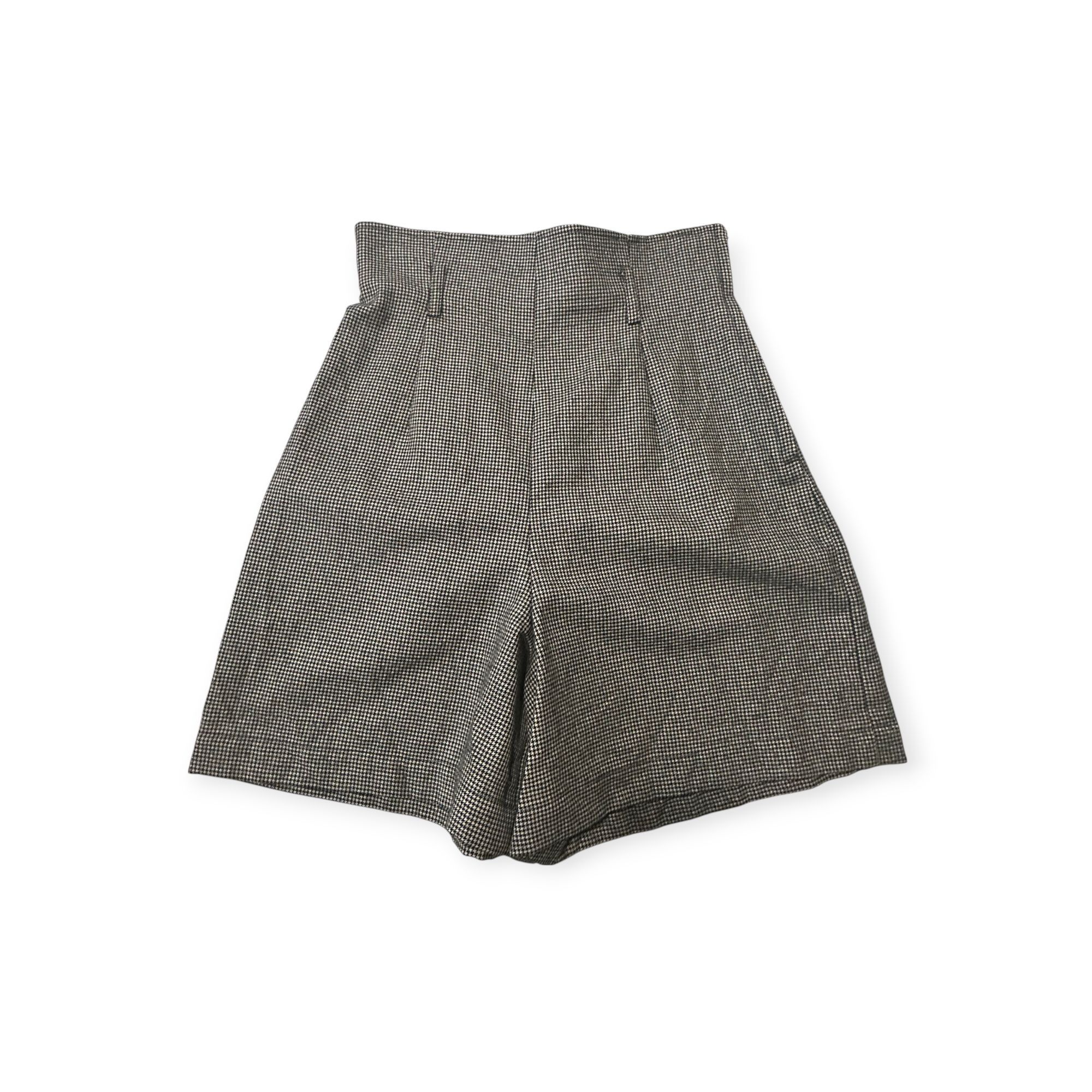 Comme des Garcons COMME DES GARÇONS Tricot Black/White Houndstooth Wool Short Size 25" / US 0 / IT 36 - 7 Thumbnail