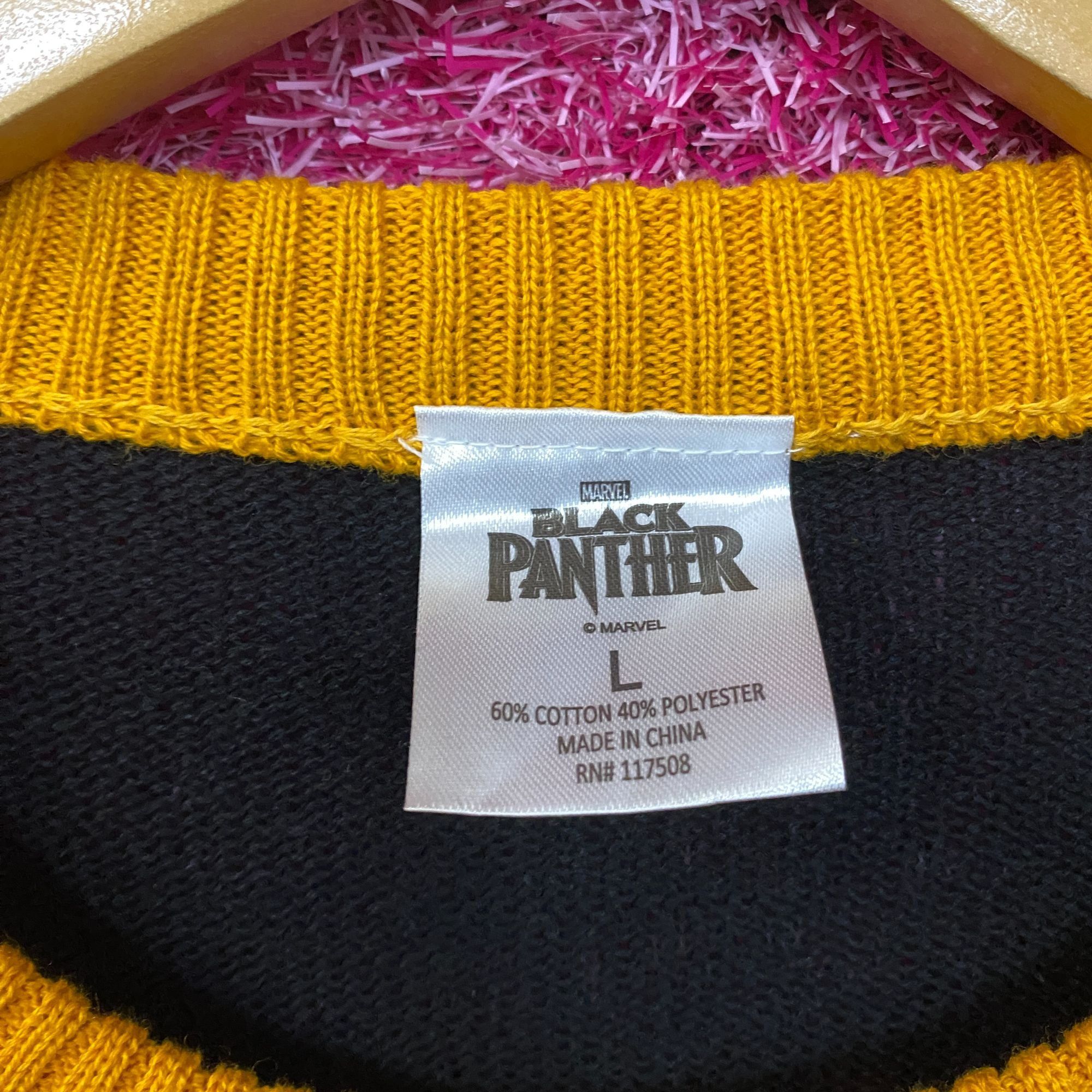 Marvel Comics Black Panther Marvel Comics Movie Crewneck Sweater Large Size US L / EU 52-54 / 3 - 4 Thumbnail