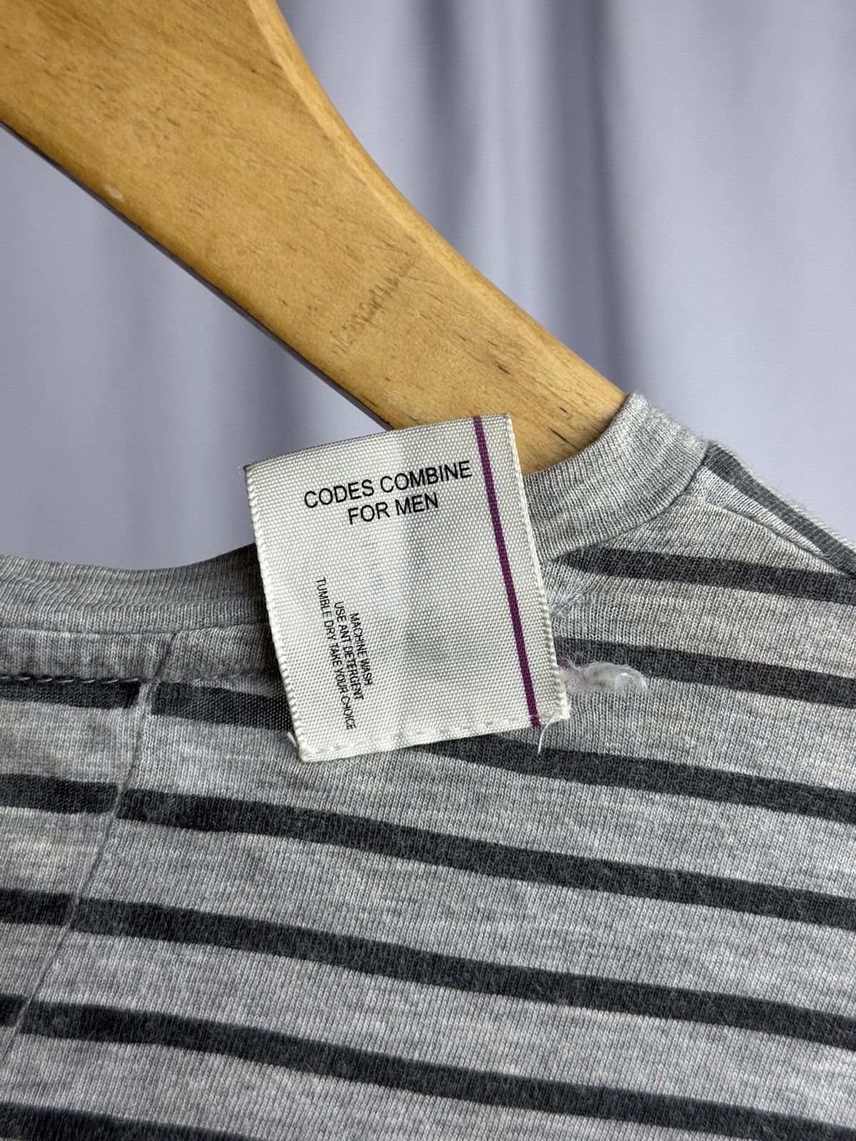 If Six Was Nine × Japanese Brand × Le Grande Bleu (L.G.B.) Codes Combine Men Striped Skulls Long Sleeve Size US M / EU 48-50 / 2 - 6 Thumbnail