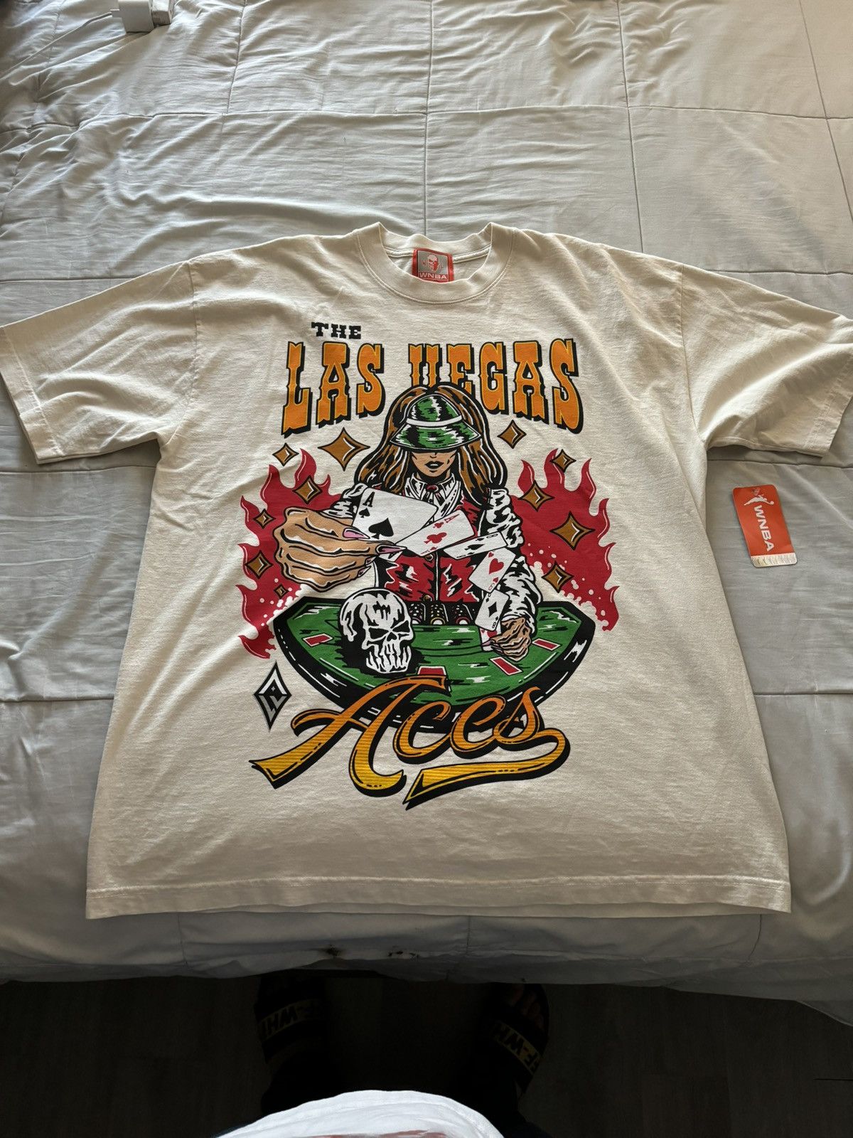 NBA × Warren Lotas Warren Lotas Las Vegas Aces “Lucky Aces” Tee Size US XL / EU 56 / 4 - 2 Thumbnail