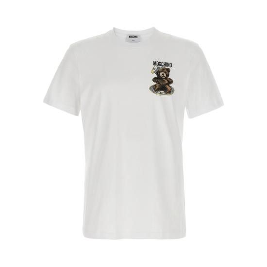 Moschino MOSCHINO Men T-Shirts 5241 V0721 1001 WHITE Size US M / EU 48-50 / 2 - 1 Preview
