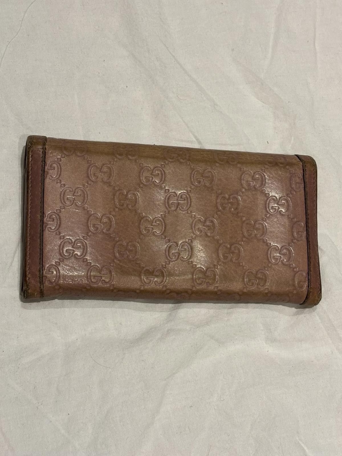 Gucci Gucci - Vintage Pink Leather Wallet with GG Logo Size ONE SIZE - 8 Thumbnail