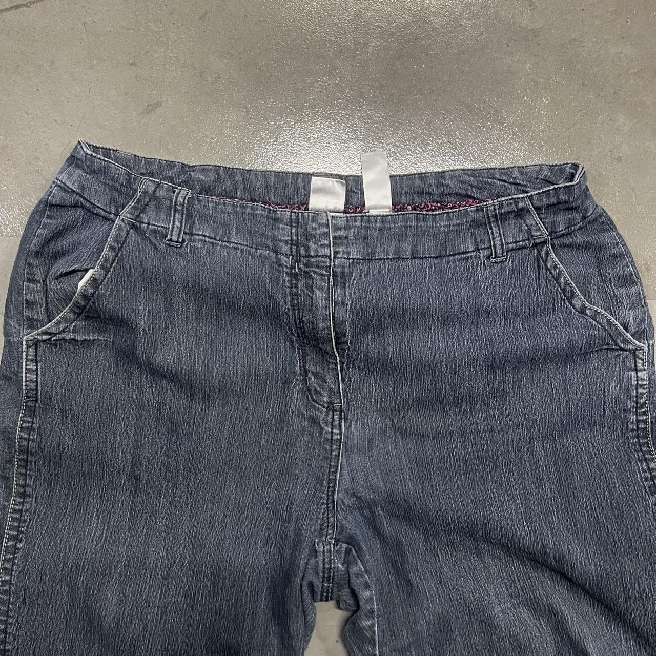 Vintage Crazy Vintage Y2K/2000s Super Baggy Dark Wash Grunge Denim Jeans! Size US 38 / EU 54 - 4 Thumbnail