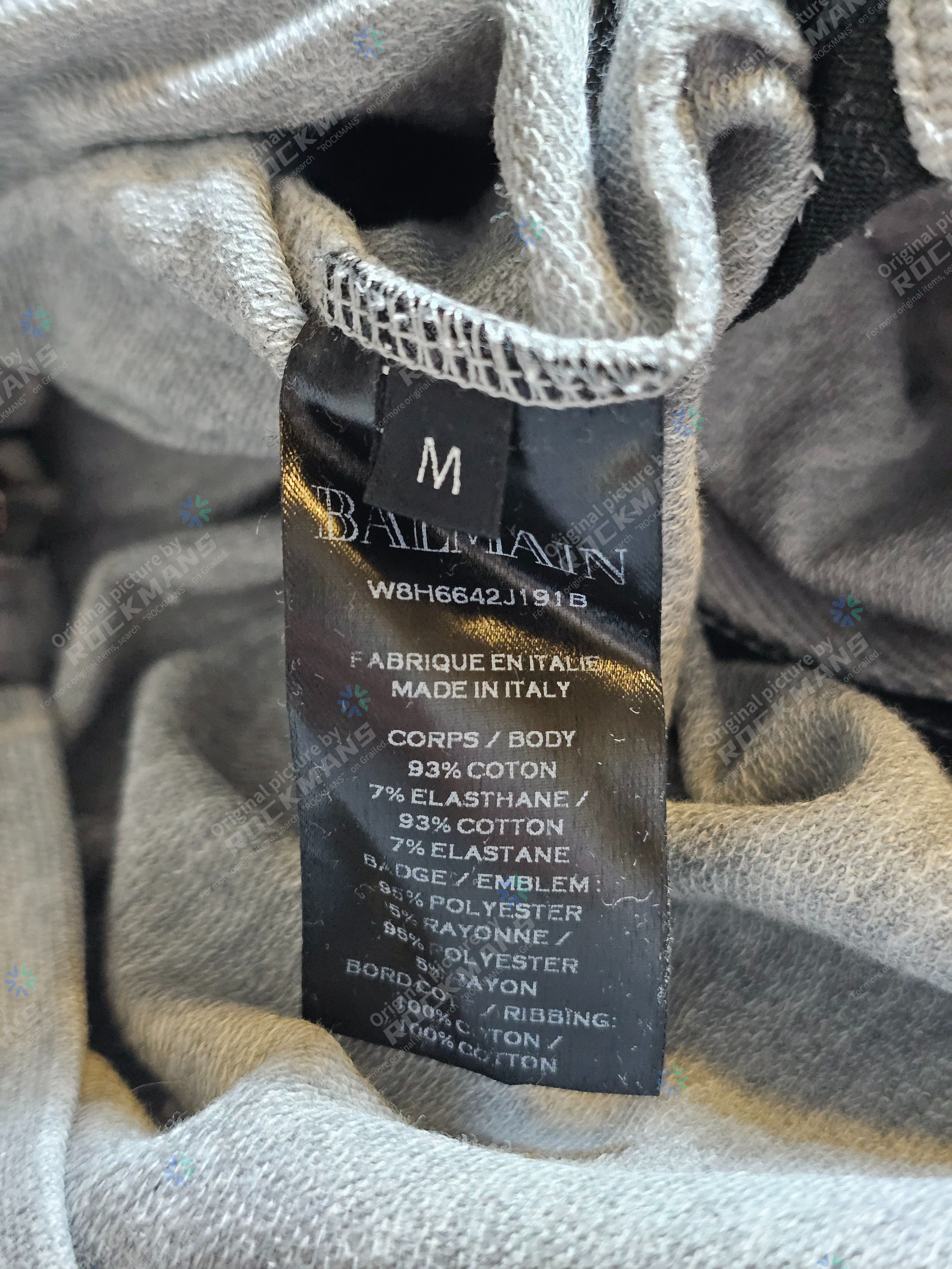 Balmain Balmain Side Zip Logo Lightweight Hoodie Sweatshirts Size M Size US M / EU 48-50 / 2 - 7 Thumbnail