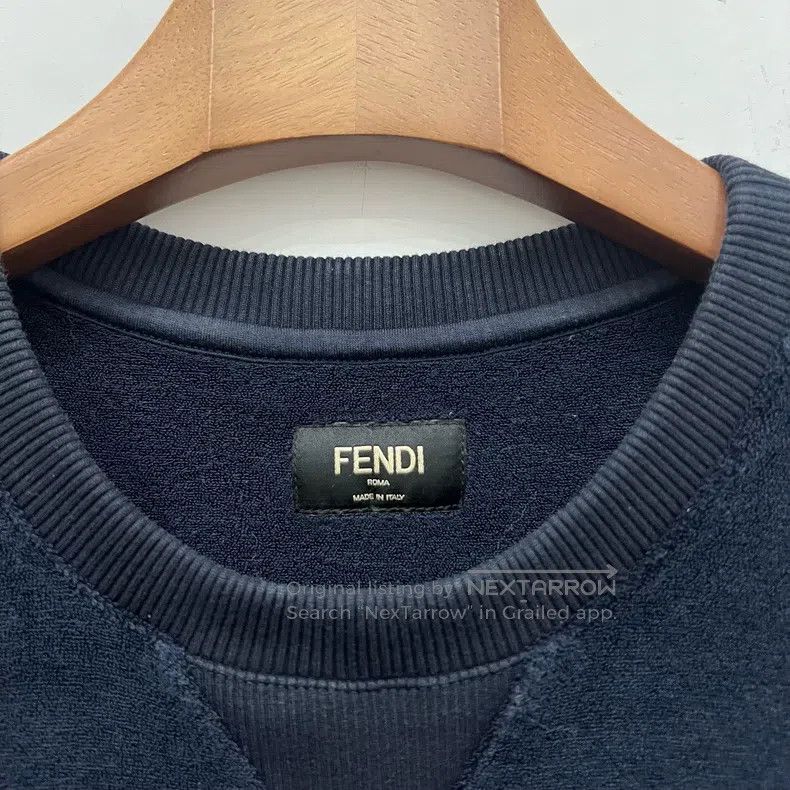 Fendi Fendi Dark blue embroidered towel short sleeve Size US S / EU 44-46 / 1 - 4 Thumbnail