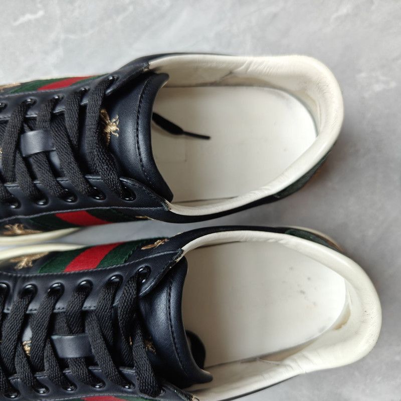 Gucci Gucci Ace Fashion Sneakers with Embroidered Bees - Size US 8.5 / EU 41-42 - 4 Thumbnail