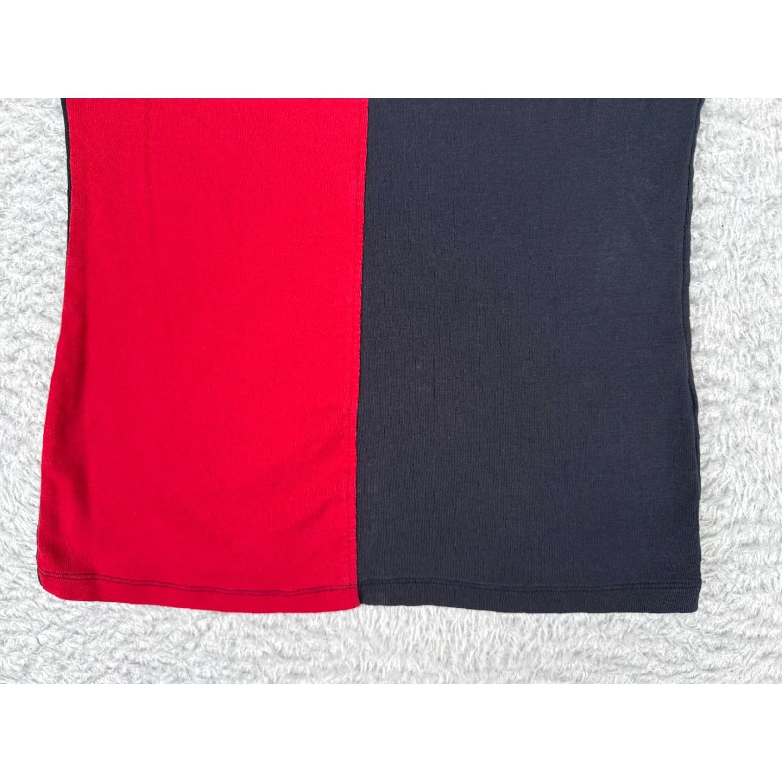Tommy Hilfiger VINTAGE Tommy Hilfiger Shirt Women XS Red Round Neck Short Sleeve Cotton Size XS / US 0-2 / IT 36-38 - 5 Thumbnail