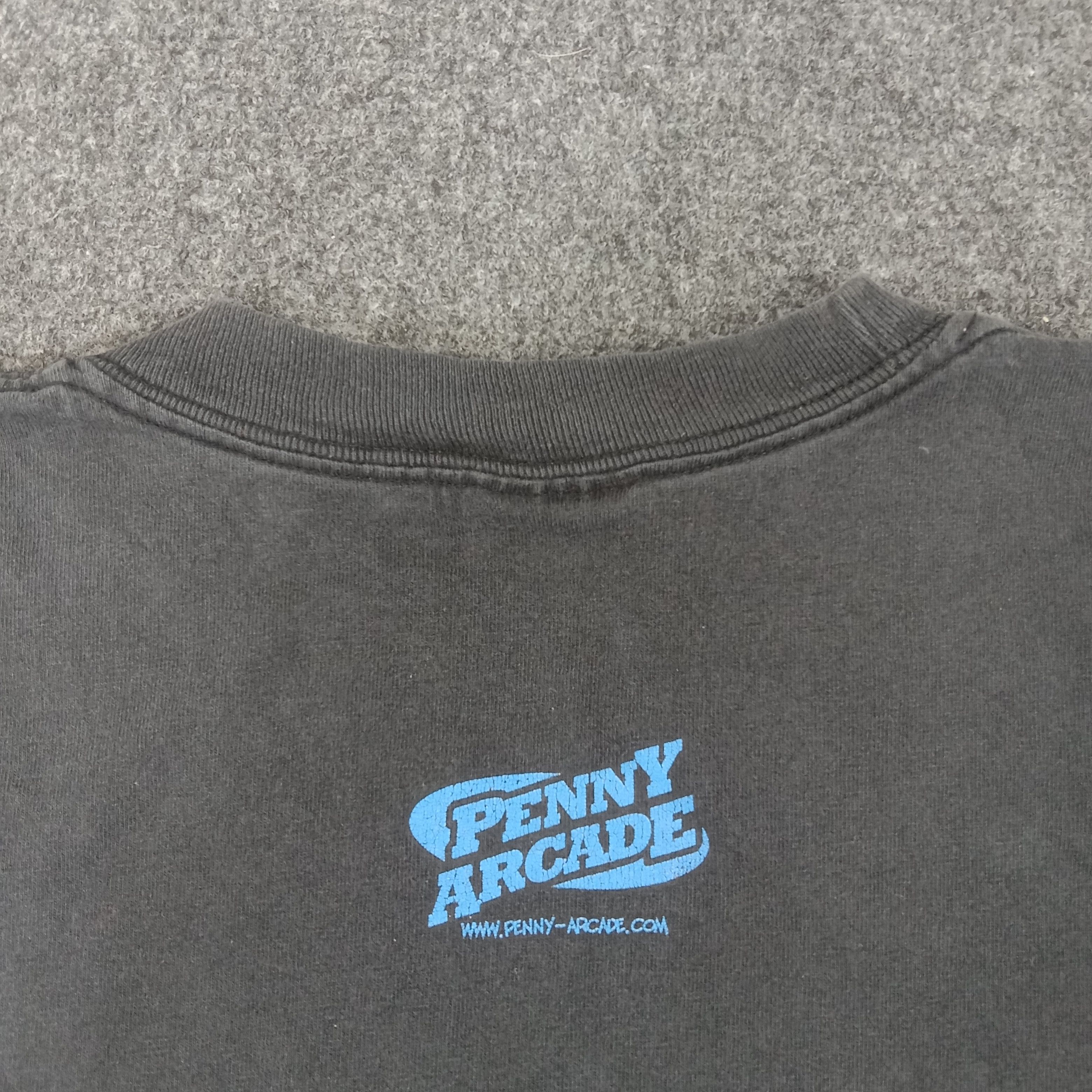 Vintage 90's Penny Arcade American Webtoon Tshirt Size US XXL / EU 58 / 5 - 7 Thumbnail