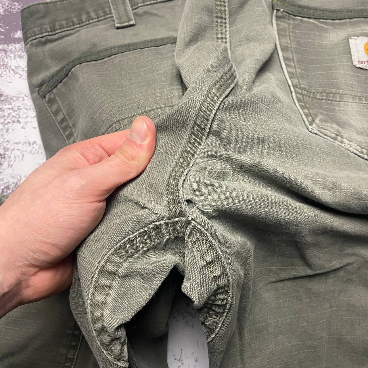 Carhartt Carhartt Double Knee Cargo Pants Vintage L Size US 34 / EU 50 - 5 Thumbnail