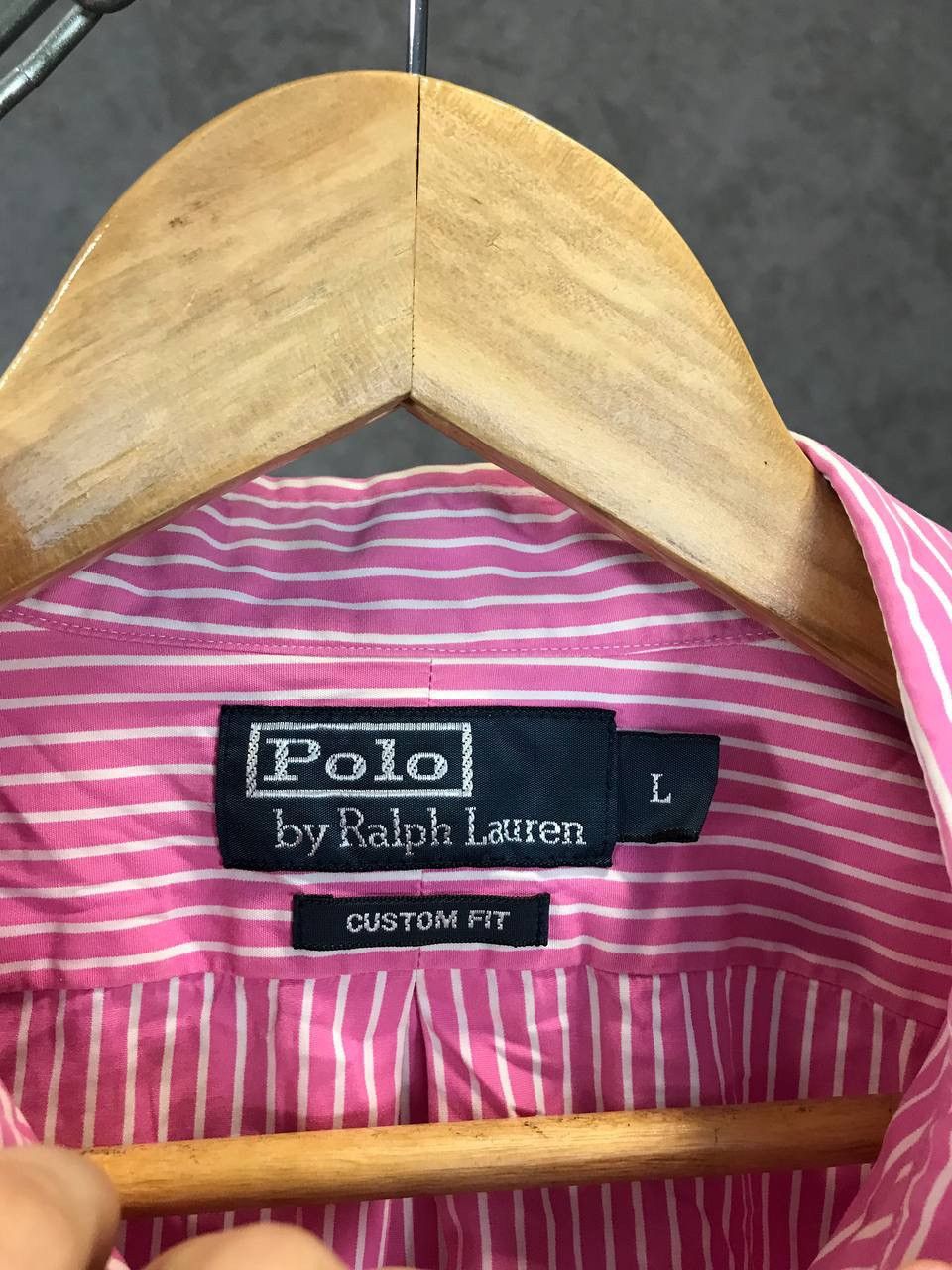 Designer Polo Ralph Lauren vintage designer striped shirt Size US L / EU 52-54 / 3 - 4 Thumbnail