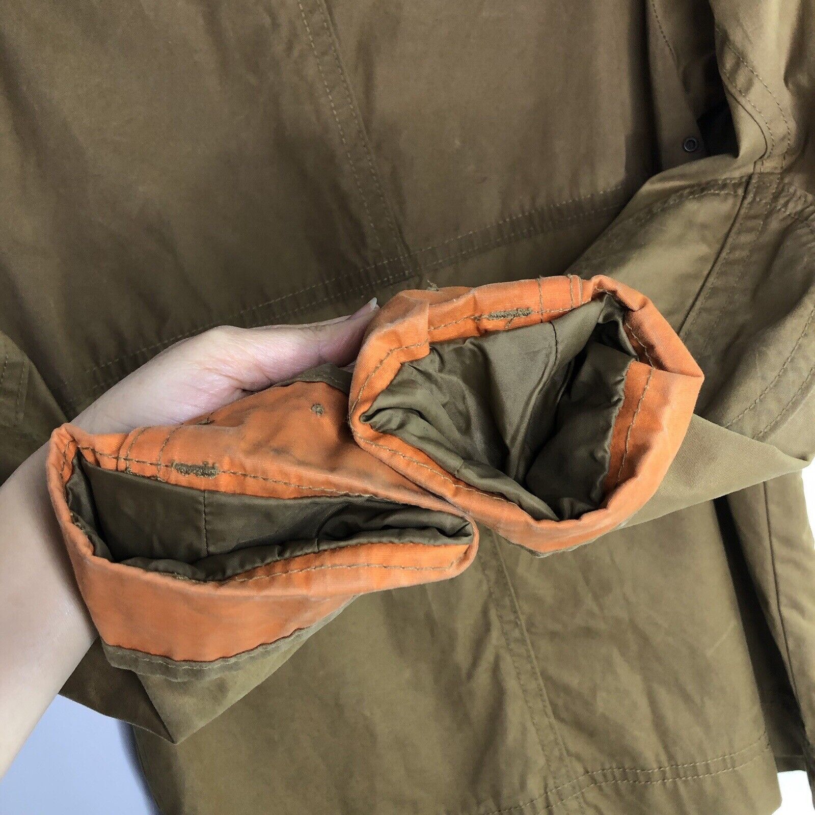 American Eagle Outfitters AEO Jacket Men S/P Chore Barn Coat Tan Corduroy Full Zip Vtg Size US S / EU 44-46 / 1 - 10 Thumbnail