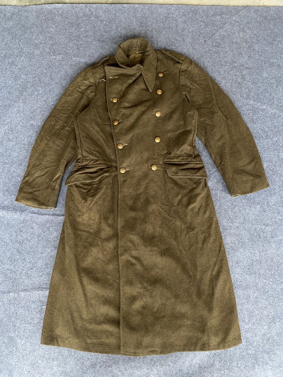 Vintage Vintage 50s army greatcoat dismounted Size US M / EU 48-50 / 2 - 1 Thumbnail