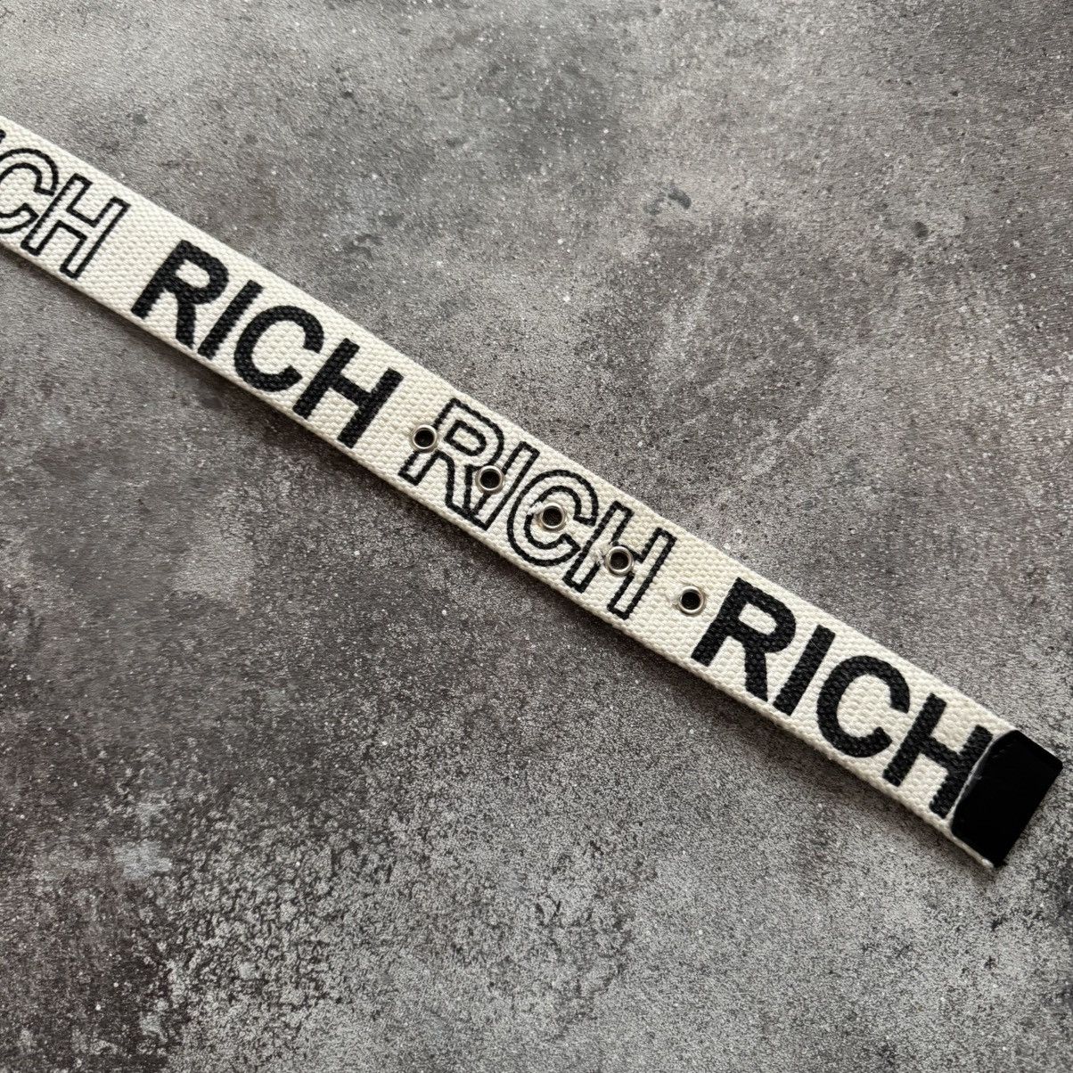 Hysteric Glamour × Japanese Brand × Vintage Richmond Y2K Vintage Opium Japan Avant Garde Cotton Belt Size ONE SIZE - 8 Thumbnail