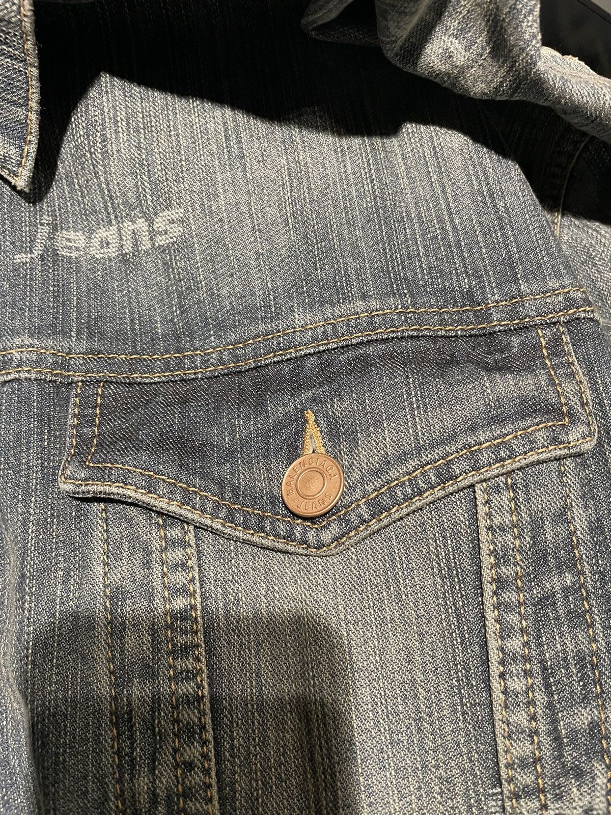 Balenciaga Logo-detailed button-up denim jacket Size US XL / EU 56 / 4 - 3 Thumbnail