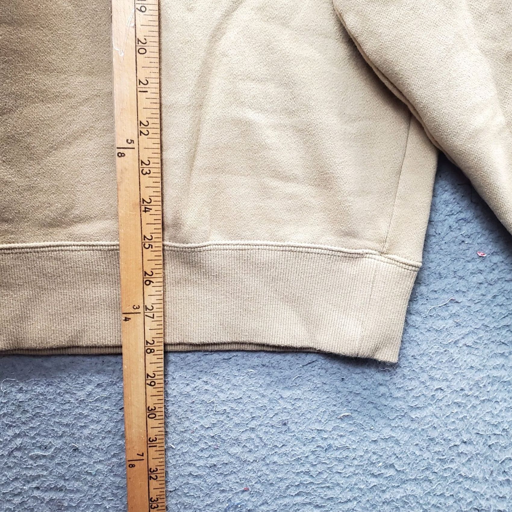 Izod IZOD Sweatshirt Mens XL Brown Embroidered Logo Raglan Sleeve 1/4 Zip Mock Neck High Neck Zip Pullover Shirt Mens XL Brown Logo Raglan Sleeve 1/4 Zip Size US XL / EU 56 / 4 - 3 Thumbnail