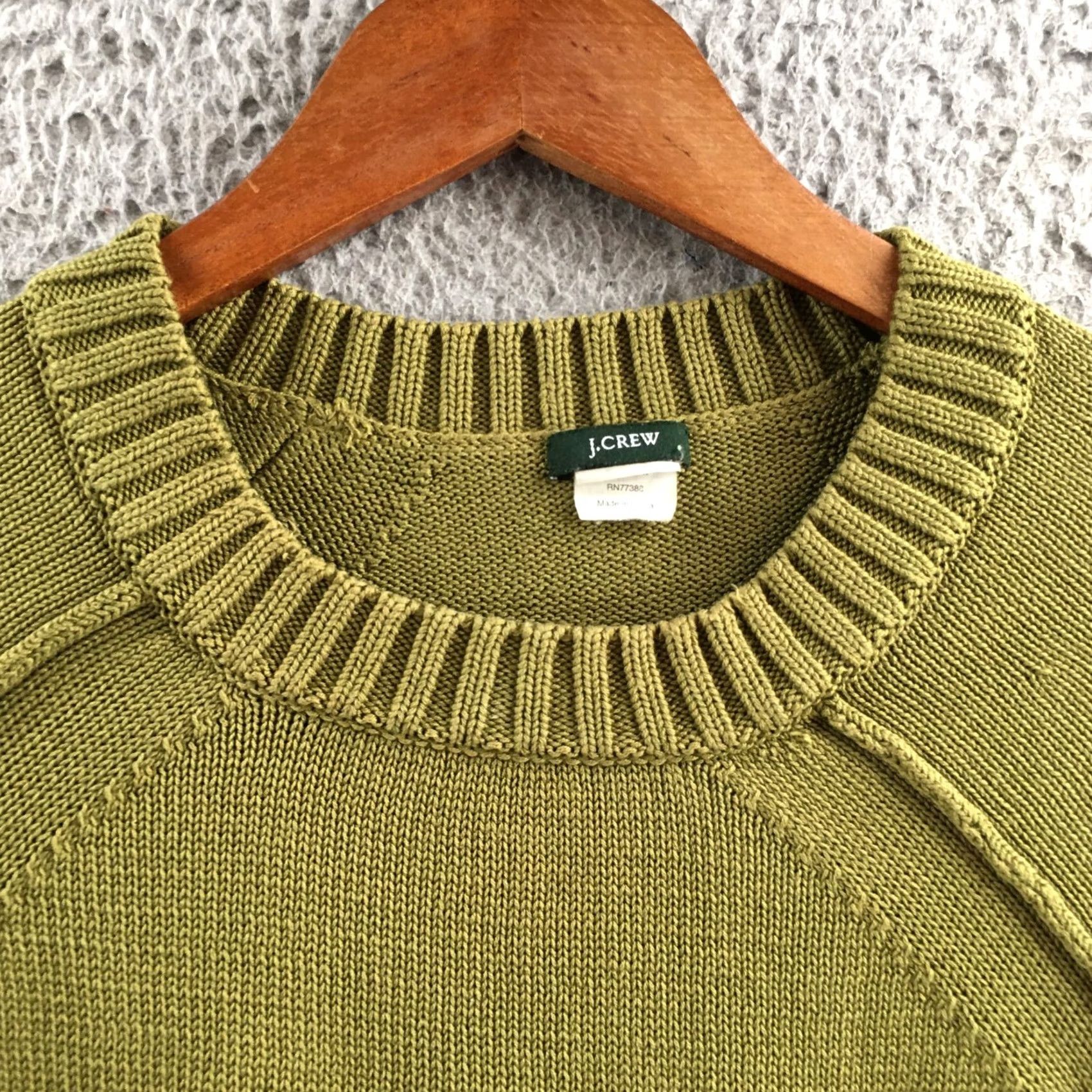 J.Crew J.Crew Sweater Top Womens XS Olive Green Short Sleeve Pullover Regular Fit Size XS / US 0-2 / IT 36-38 - 3 Thumbnail