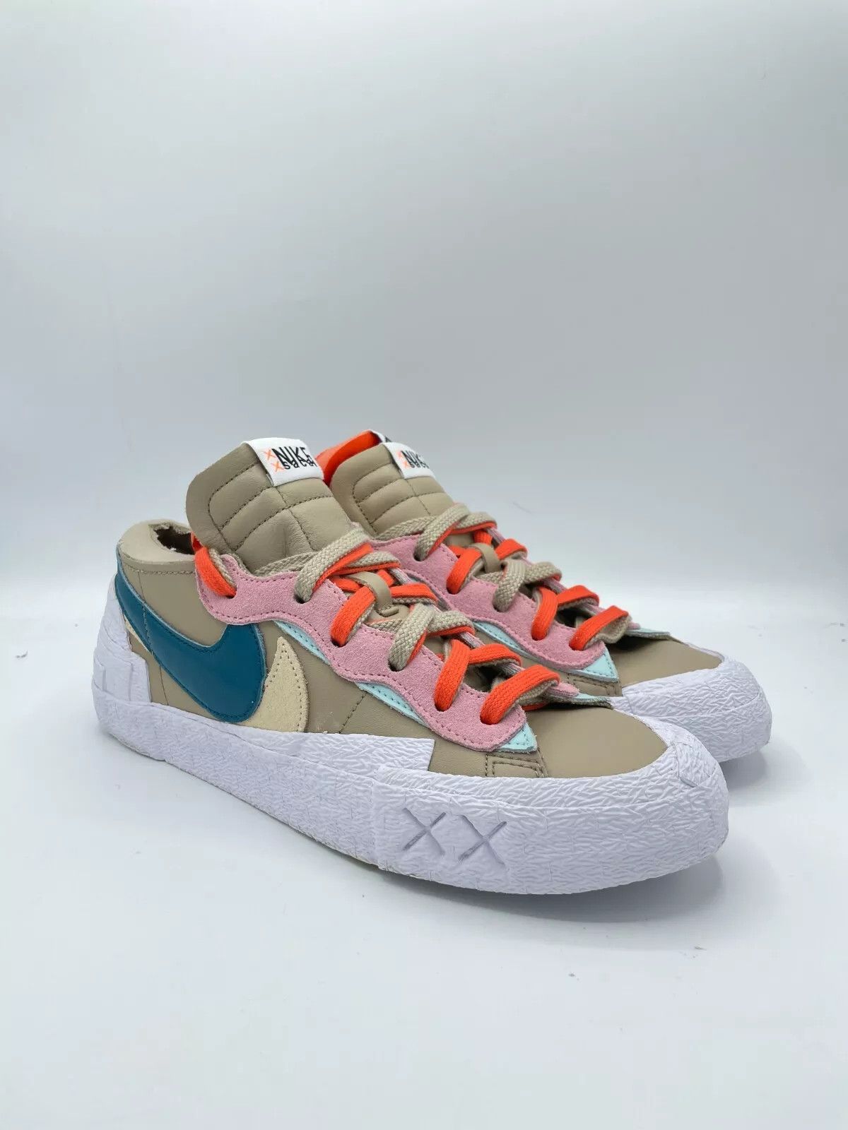 Kaws × Nike × Sacai KAWS x Sacai x Nike Blazer Low Reed Brown Size US 9 / EU 42 - 1 Thumbnail