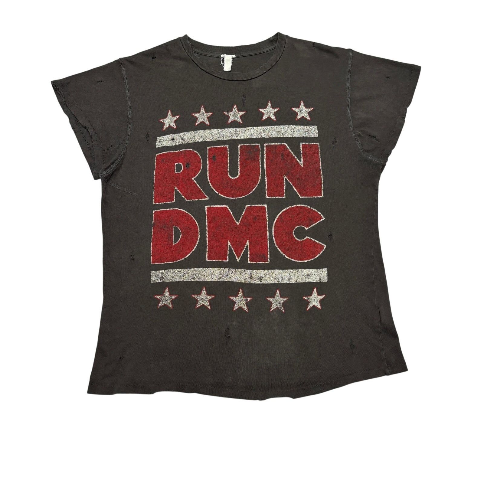 MadeWorn Madeworn Run DMC Stars Distressed Shirt Men's Small Vintage Size US S / EU 44-46 / 1 - 1 Thumbnail