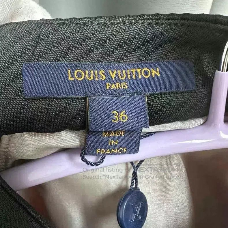 Louis Vuitton Louis Vuitton Heavy duty ruched short sleeve Size XS / US 0-2 / IT 36-38 - 3 Thumbnail