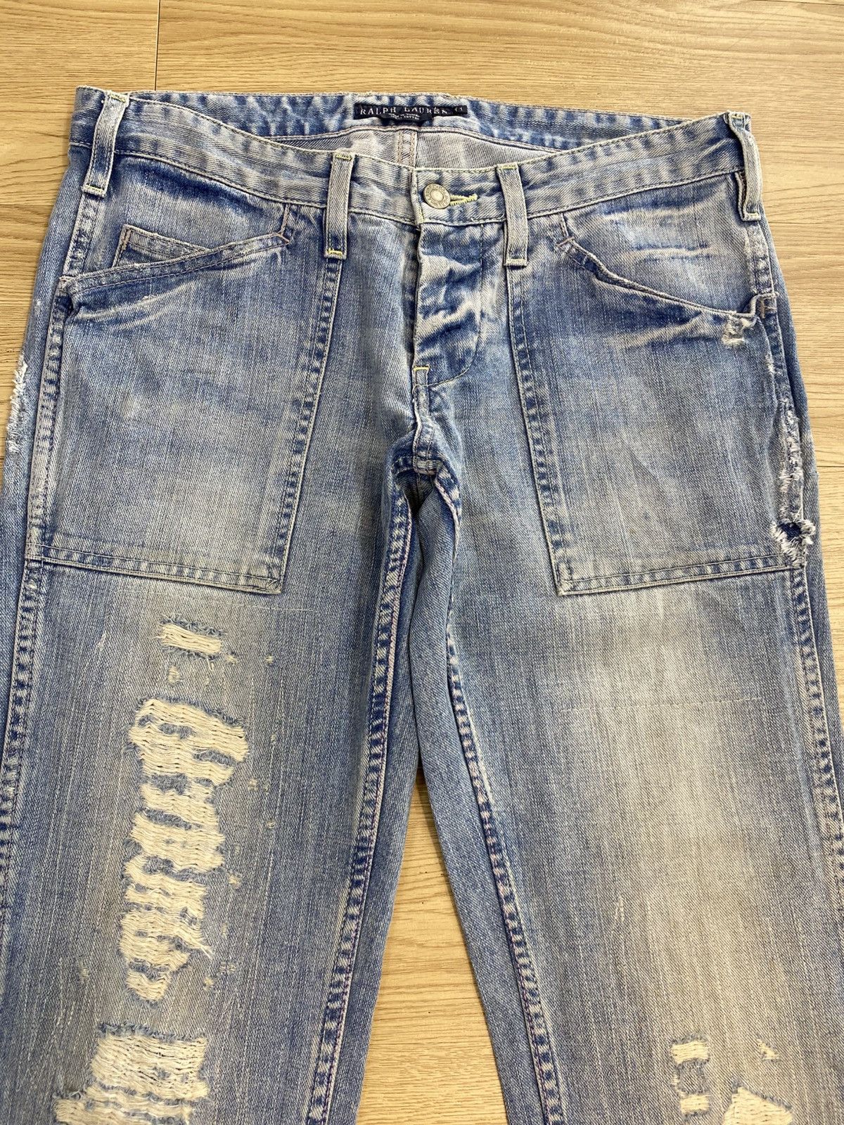 Ralph Lauren Ralph Lauren Bush Pants Distress Denim Size US 31 - 2 Thumbnail