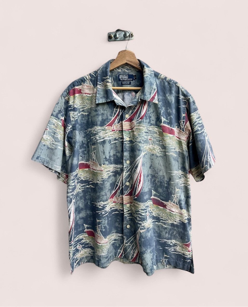 Polo Ralph Lauren VINTAGE POLO RALPH LAUREN CAMP SAILING SHIP MEN SHIRT Size US XL / EU 56 / 4 - 1 Thumbnail