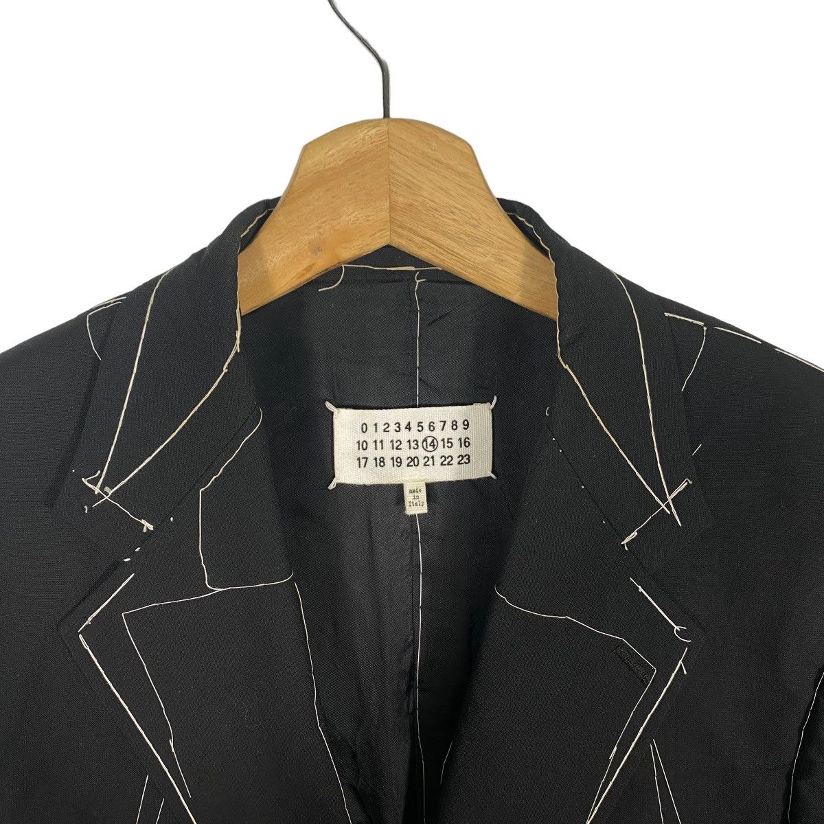 Maison Margiela Basting Stitching Blazer SS17