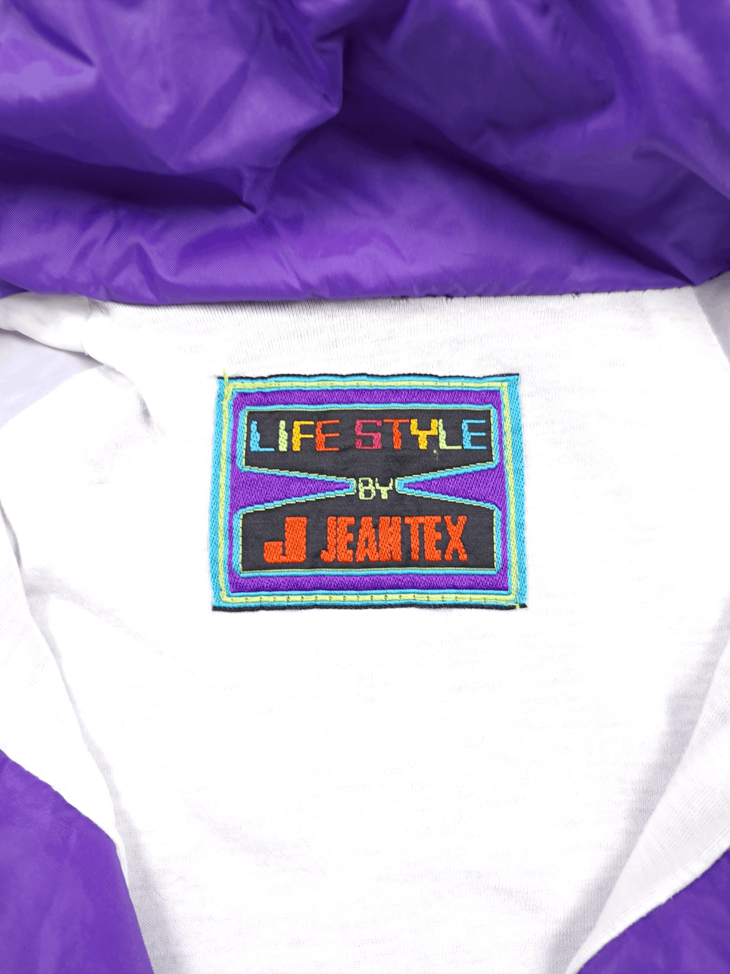 Vintage 💎 90s Jeantex Aztec All Over Print Anorak Jacket Retro Size US XL / EU 56 / 4 - 7 Thumbnail