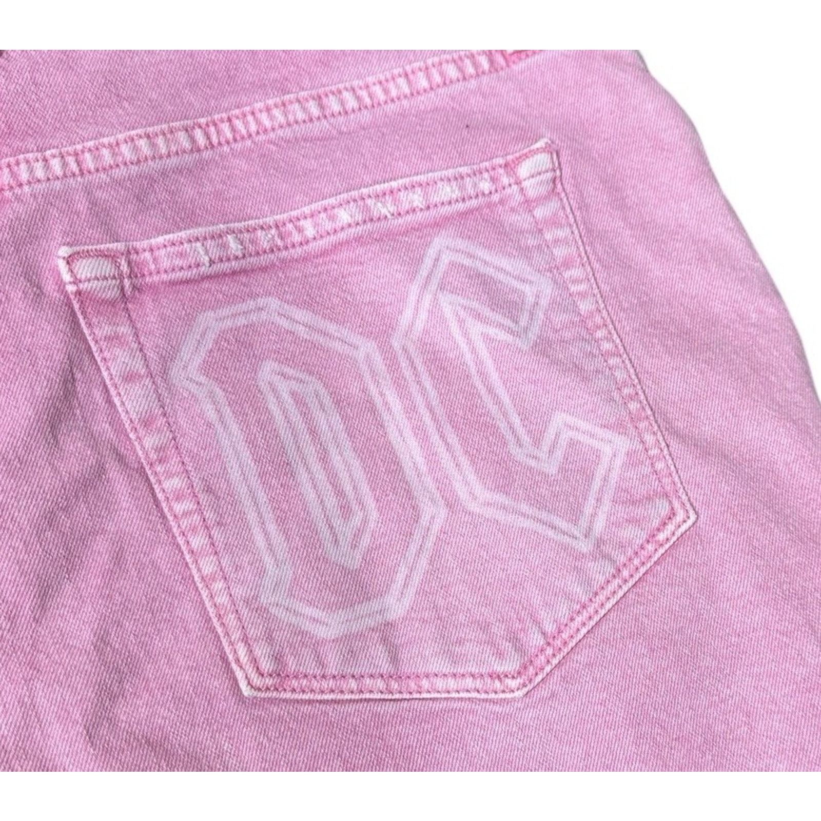 Lucky Brand Lucky Brand AC DC High Rise Mom Pink Denim Jean Shorts 2/26 Size 26" / US 2 / IT 38 - 10 Thumbnail
