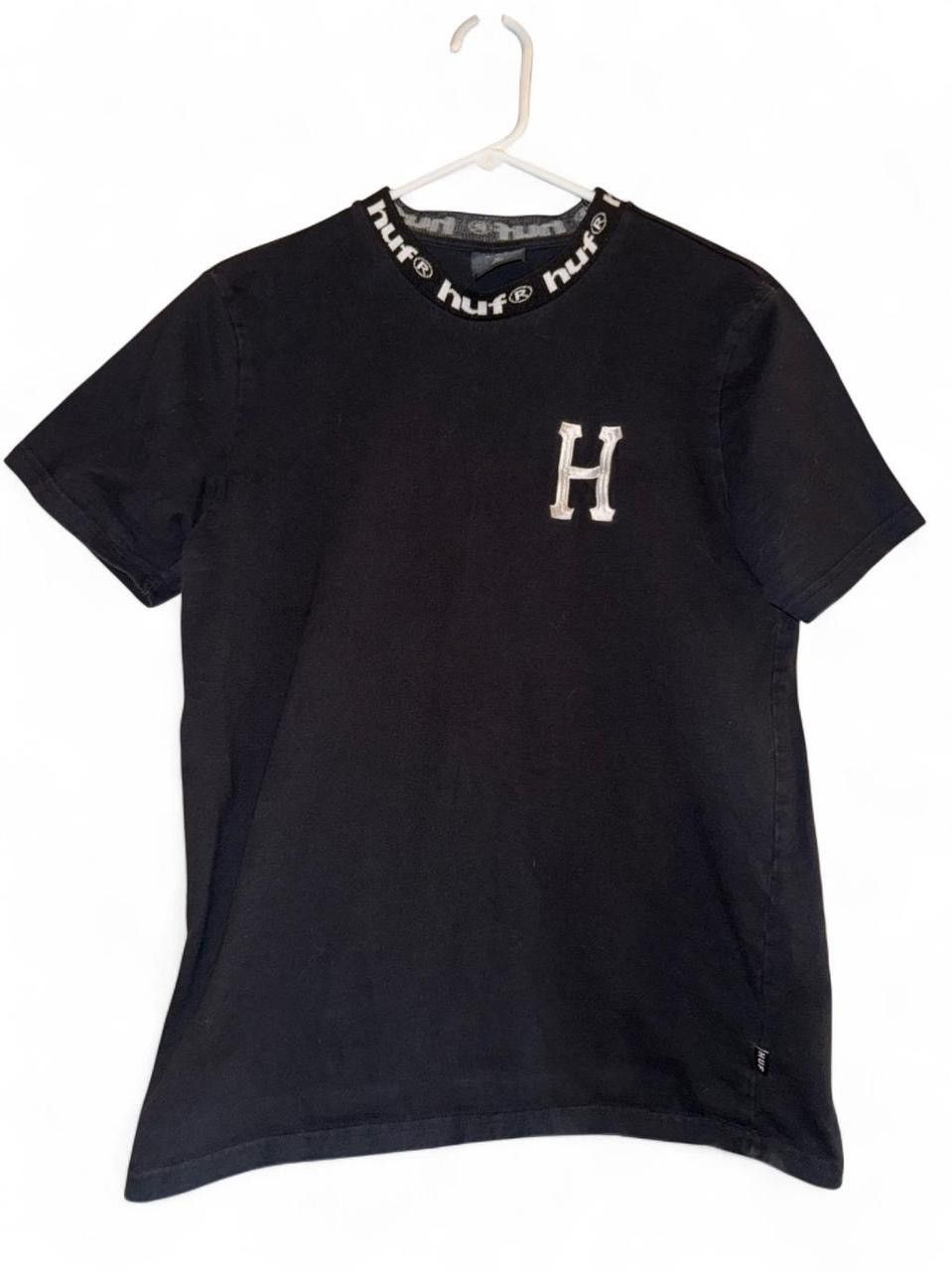 Huf HUF Cuffed / Collared T-Shirt with White Logo Size US M / EU 48-50 / 2 - 1 Thumbnail